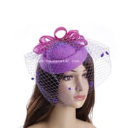 Amazon European and American ins pressure strip headdress small gauze hat stage performance exaggerated shooting props mesh adult hat