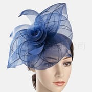 New boutique European and American flower mesh hair accessories bridal headdress Flower Ball party photo veil headdress Amazon