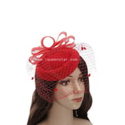 Amazon European and American ins pressure strip headdress small gauze hat stage performance exaggerated shooting props mesh adult hat