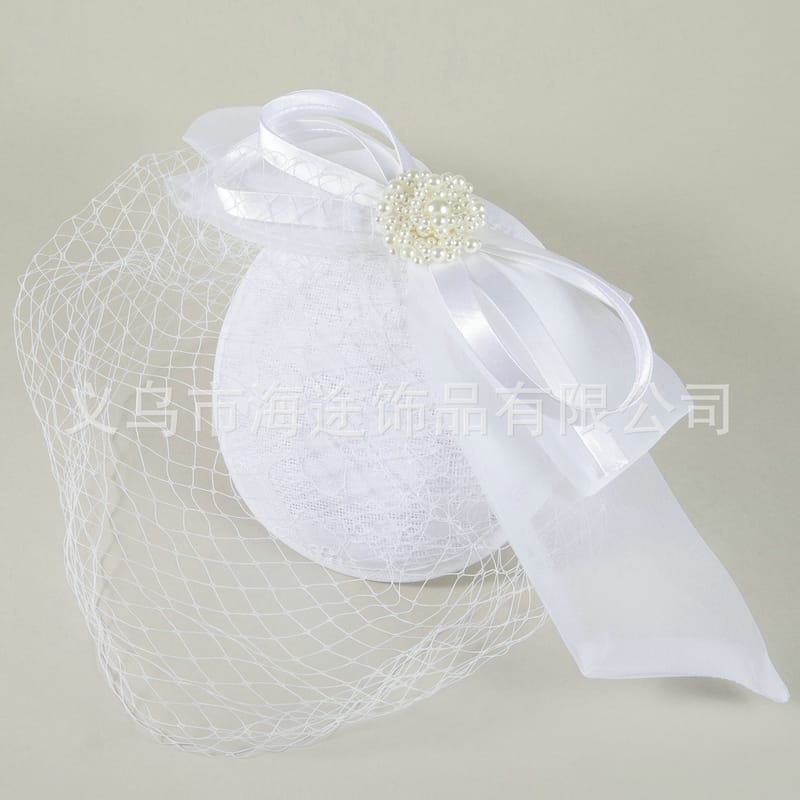 Cross-border European and American bridal top hat British elegant wedding photography props travel photography studio makeup photo style wholesale