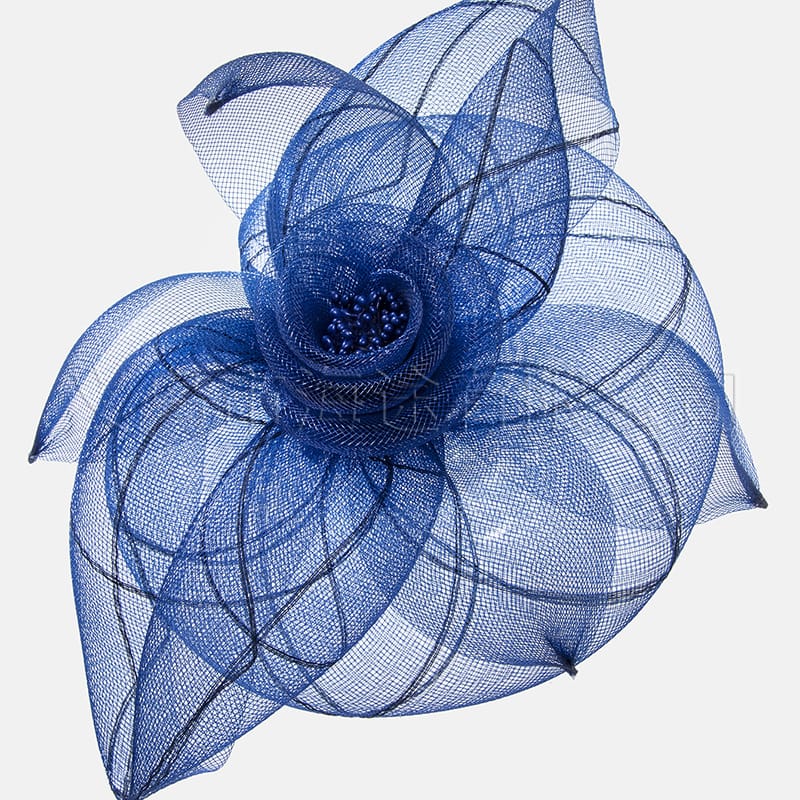 New boutique European and American flower mesh hair accessories bridal headdress Flower Ball party photo veil headdress Amazon