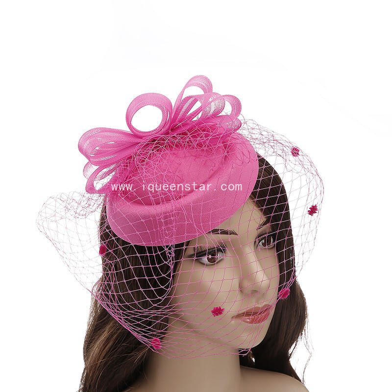 Amazon European and American ins pressure strip headdress small gauze hat stage performance exaggerated shooting props mesh adult hat