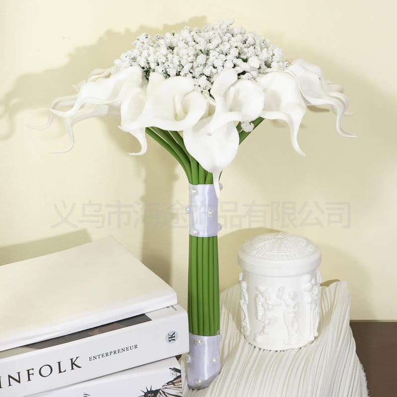 Simulation of gypsophila Bride wedding decoration holding a bouquet of flowers wedding bride holding gypsophila simulation flowers wholesale