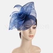 New boutique European and American flower mesh hair accessories bridal headdress Flower Ball party photo veil headdress Amazon