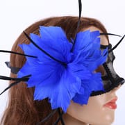 Shake the sound of the net red with the mesh mask stall supply lace princess mask ladies feather wrapping mask wholesale