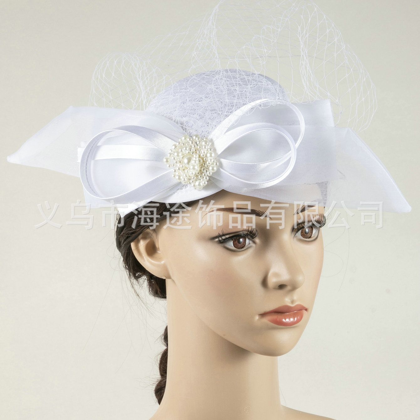 Cross-border European and American bridal top hat British elegant wedding photography props travel photography studio makeup photo style wholesale