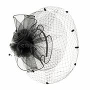 Cross-border bridal gauze headdress veil hair accessories wedding fashion cross-border supply feather hat hairband hair clip