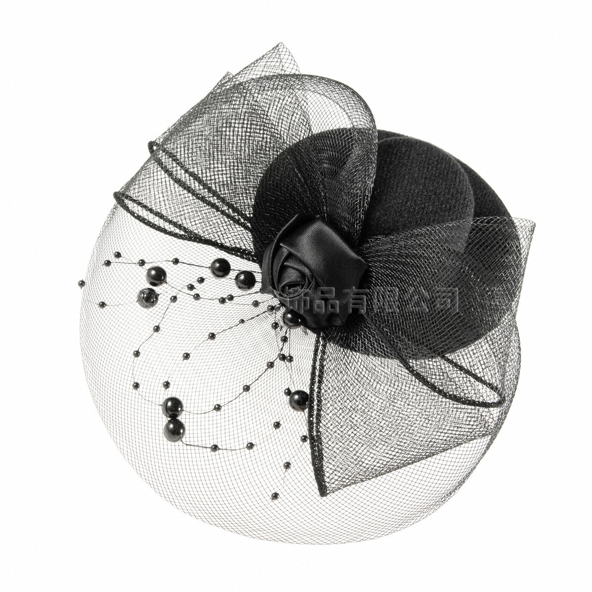 Small Topper Headwear Cheongsam Accessories Bridal Hair Accessories Topper Hat Accessories Hairband Hairpin Retro French Cross-border Amazon