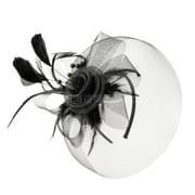 Korean Style Retro Accessories European Style Performance Feather Mesh Small Hat Wedding Dress Hair Accessories Face Covering Veil Headwear