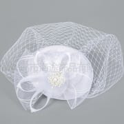 Amazon New Fashion Mesh Hat Summer Women Flower Mesh Fashion Hat Mesh Hat Wholesale