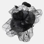 New Old Shanghai vintage mesh feather bowler hat Headdress Ball dinner elegant hair accessories bowler hat wholesale