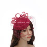 Amazon European and American ins pressure strip headdress small gauze hat stage performance exaggerated shooting props mesh adult hat