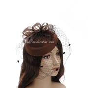 Amazon European and American ins pressure strip headdress small gauze hat stage performance exaggerated shooting props mesh adult hat