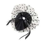 European and American Bride Mesh Top Hat Female Fashion Elegant Performance Small Top Hat Female Banquet Party Dinner Top Hat Spot
