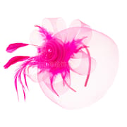 Korean Style Retro Accessories European Style Performance Feather Mesh Small Hat Wedding Dress Hair Accessories Face Covering Veil Headwear