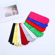 TikTok Same Style Bridal Ball Gloves Wedding Party Banquet White Yarn Long Satin Wedding Dress Street Stall Gloves