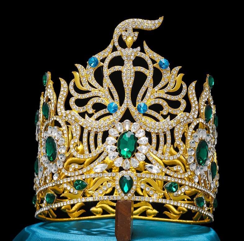 Simple and elegant crown beauty contest factory headwear in stock accessories from the world of Baroque 