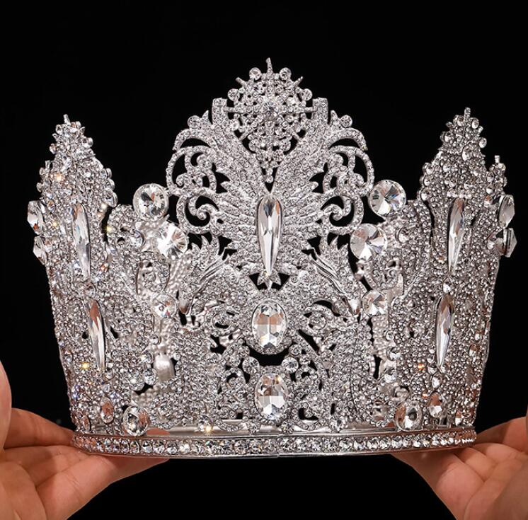 Cross-border beauty pageant for European and American brides' wedding headpieces and crowns