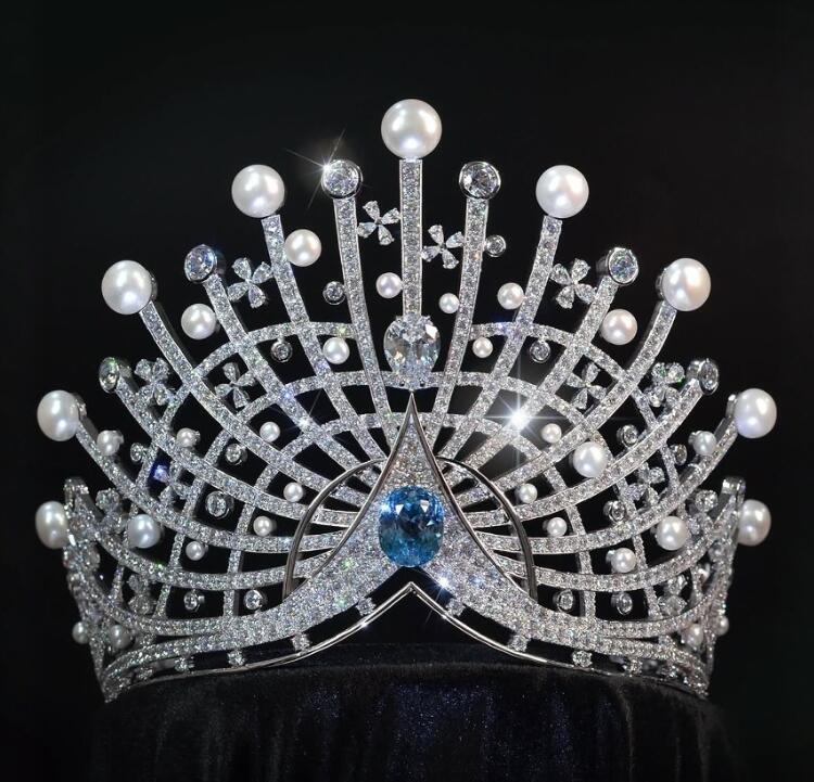 Beauty pageant crown hair accessory birthday party dress accessories princess crown headwear