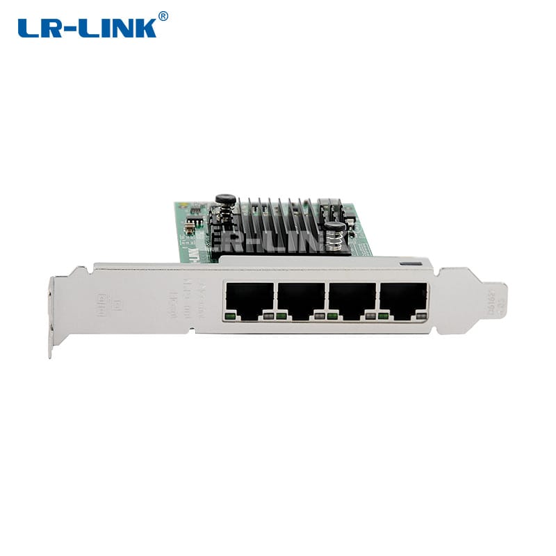 LREC9224PT Intel I350 Gigabit Ethernet Desktop Adapter PCI-E 4xrj45 Port Lan Card