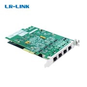 LR-LINK LRES2039PT-POE PCIe X4 Quad 4*RJ45 Port Copper GigE PoE+ Frame Grabber for Machine Vision Ethernet Network Card Adapter
