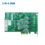 LR-LINK LRES2039PT-POE PCIe X4 Quad 4*RJ45 Port Copper GigE PoE+ Frame Grabber for Machine Vision Ethernet Network Card Adapter