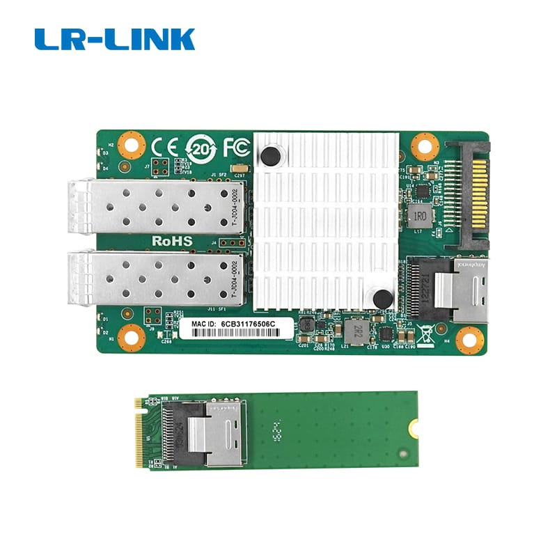 LRES2130PF-2SFP+ 10G M.2 Fiber Mellanox x3 2 Fiber Port LRES2130PF-2SFP+ Network Interface Card