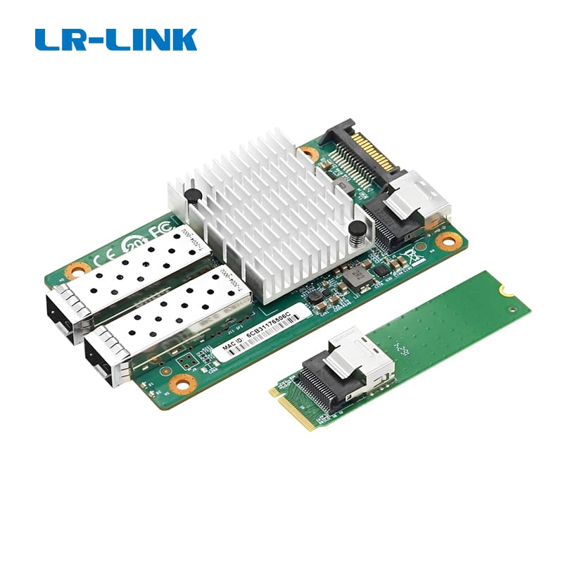 10G M.2 Fiber Mellanox x3 2 Fiber Port LRES2130PF-2SFP+ Network Interface Card