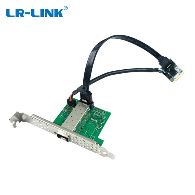LRES2212PF-SFP Gigabit SFP PCIE Lan Card with Intel I210 Chipset  A+E Key  Port  M.2 Network Card