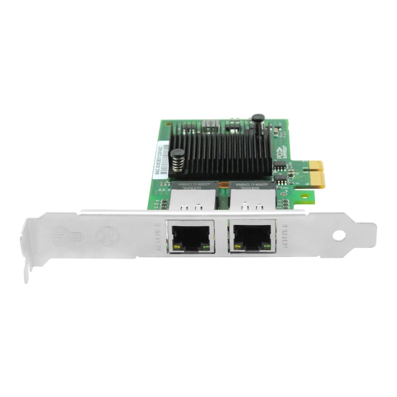 LRLINK Dual Port RJ45 Gigabit Sever Adapter 1000mbps Ethernet PCIe Network Interface Cards Based Intel I350 Chipset