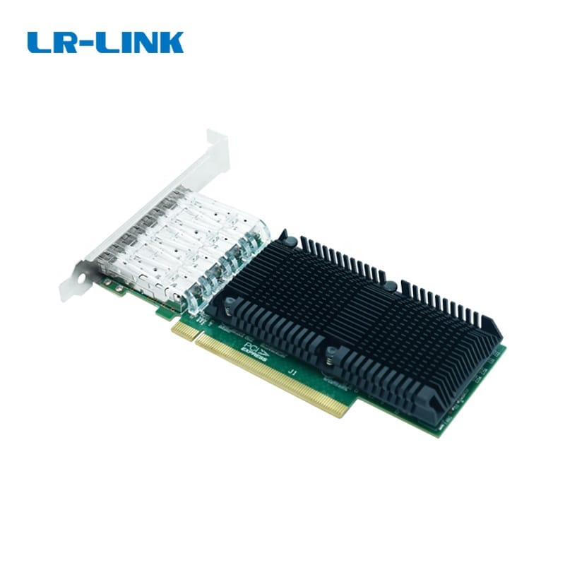 LR-LINK BRAND LRES1023PF-4SFP28 PCIe Network Adapter Quad-port 25G Fiber Optic Network Card