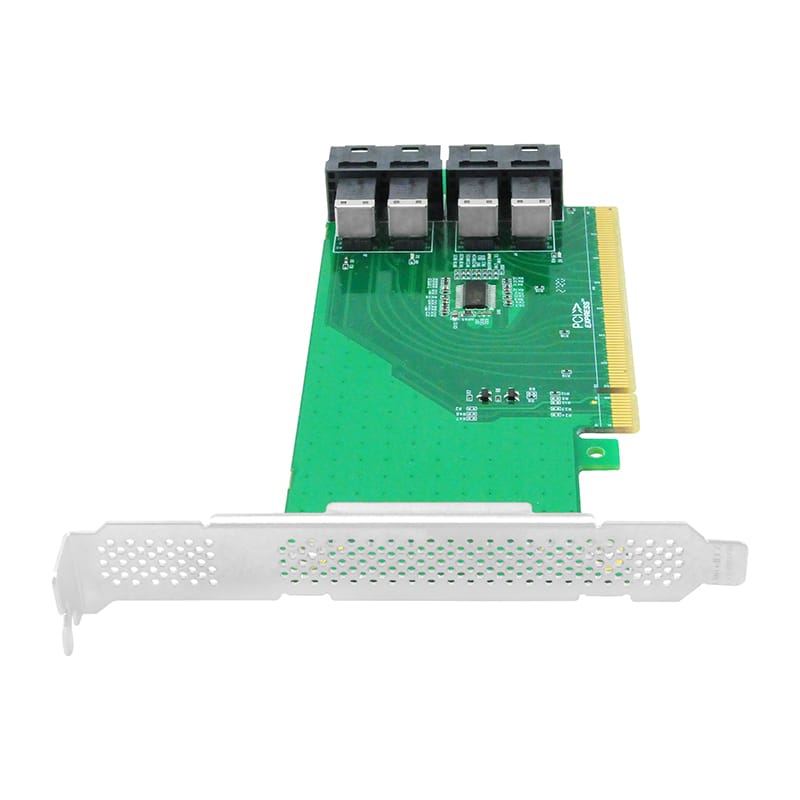 Linkreal LRNV93NF 4 Ports U.2 to PCIe X16 Bifurcation Controller Card