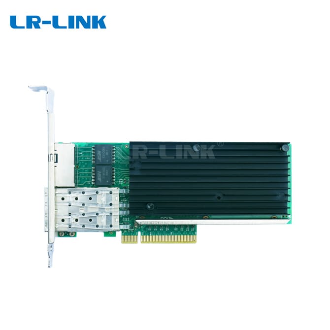 LRES4005TF-2S2T PCIe X8 Quad-port 10G SFP+ & Copper Dual Port Hybrid Ethernet Network Adapter Card Based on Intel X710