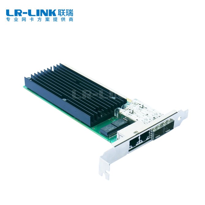 LRLINK PCIe X8 Quad-port 10G SFP+ & Copper Dual Port Hybrid Ethernet Network Adapter Card Based on Intel X710