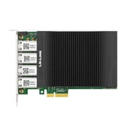 LR-LINK LRES2004PT-POE PCIe X4 Quad-port 802.3at PoE+ Gigabit Vision Frame Grabber Card