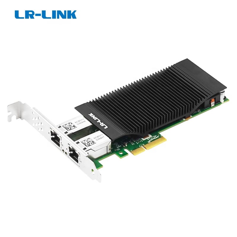 LR-LINK LRES2002PT-PoE PCIe X4 Dual-port 802.3at PoE+ Gigabit Vision Frame Grabber Card