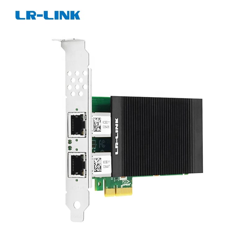 LR-LINK LRES2002PT-PoE PCIe X4 Dual-port 802.3at PoE+ Gigabit Vision Frame Grabber Card
