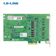 LRES4011MT-POE M12 X-code PCIe X4 Quad Port PoE+ M12 Gigabit Vision Frame Grabber Card Rail Transport