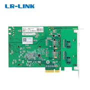 LR-LINK LRES4013MT-POE  PCIe X4 Dual-port 10G PoE+ M12 Gigabit Vision Frame Grabber Card
