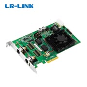 LR-LINK LRES4013MT-POE  PCIe X4 Dual-port 10G PoE+ M12 Gigabit Vision Frame Grabber Card
