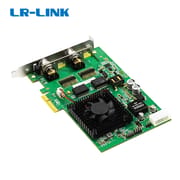 LR-LINK LRES4013MT-POE  PCIe X4 Dual-port 10G PoE+ M12 Gigabit Vision Frame Grabber Card