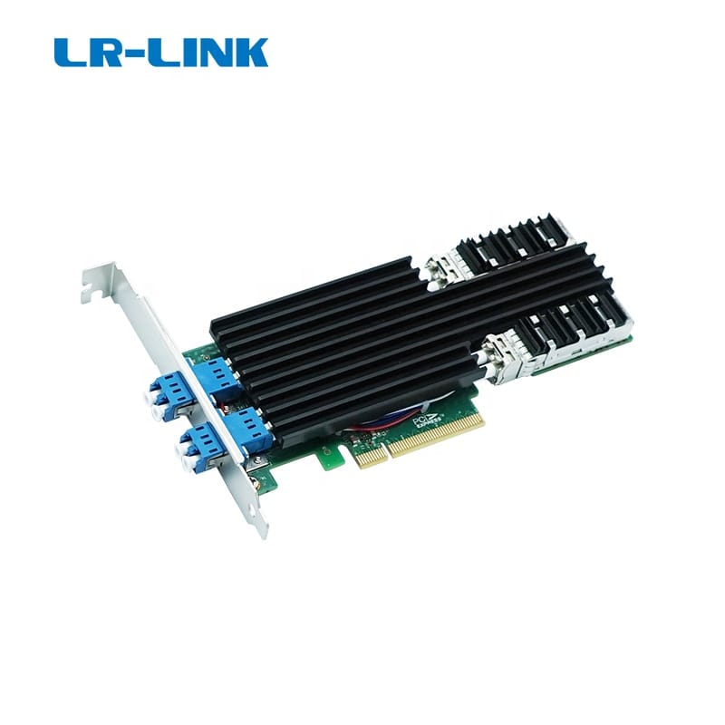 LR-LINK LRES1022PF-BP-LR PCIe X8 Dual-port 10G Single-mode Single-channel Bypass Ethernet Card