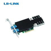 LR-LINK LRES1022PF-BP-LR PCIe X8 Dual-port 10G Single-mode Single-channel Bypass Ethernet Card