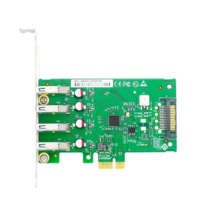 LRSU9A71-4A(3U) PCIe x1 4-Port USB3.0 Card