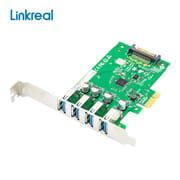Linkreal LRSU9A71-4A 4 Port PCIe X1 USB3.0 5Gb Adapter