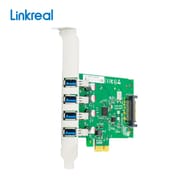Linkreal LRSU9A71-4A 4 Port PCIe X1 USB3.0 5Gb Adapter