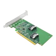 PCI Express 4.0 X16 to 2*SlimSAS SFF-8654 8i Adapter
