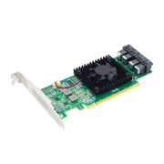 PCIe 3.0 X16 to 4 Port SFF-8643 U.2 NVMe SSD Adapter