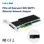 LREC9902BF-2QSFP+  Dual Port 40 Gigabit Ethernet  Fiber Card XL710BM2 Chip