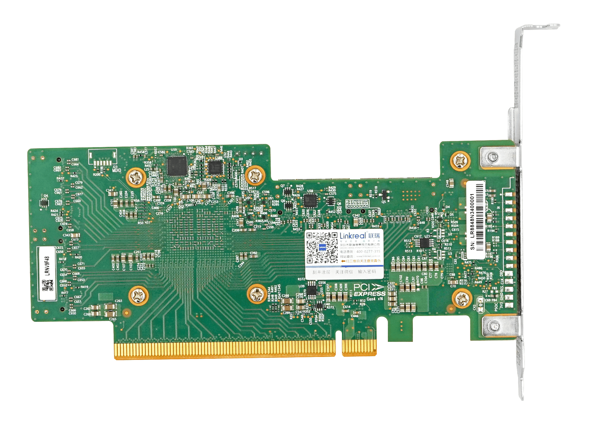 LRNV9F48 PCIe X16 4-port NVMe Switch Adapter Storage Expansion Card NVMe 8*SSD N.2 or 8*GPU
